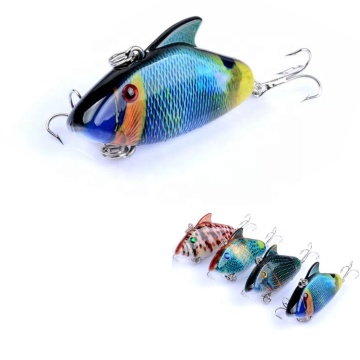 Custom 3D Printed Mister Lure 7.9g 55mm Plastic VIB Hard Bait with Hooks