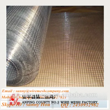 welded iron wire mesh/ 6x6 reinforcing welded wire mesh fence