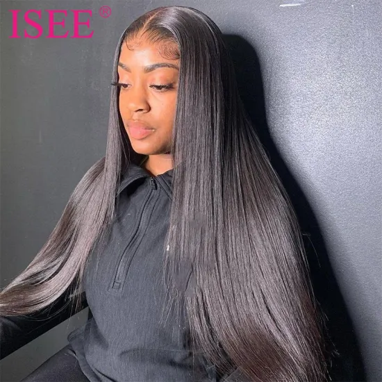 Wholesale Hd Transparent Lace Wigs Human Hair, Cuticle Aligned Raw Mink Indian Virgin Human Hair Lace Front Wig
