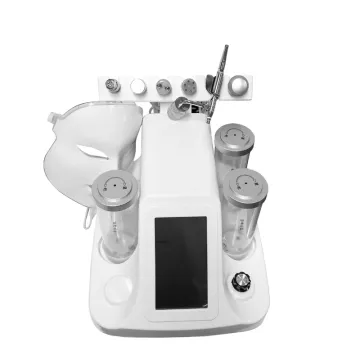Facial led light therapy water dermabrasion machine microdermabrasion aquapeel 7 in 1