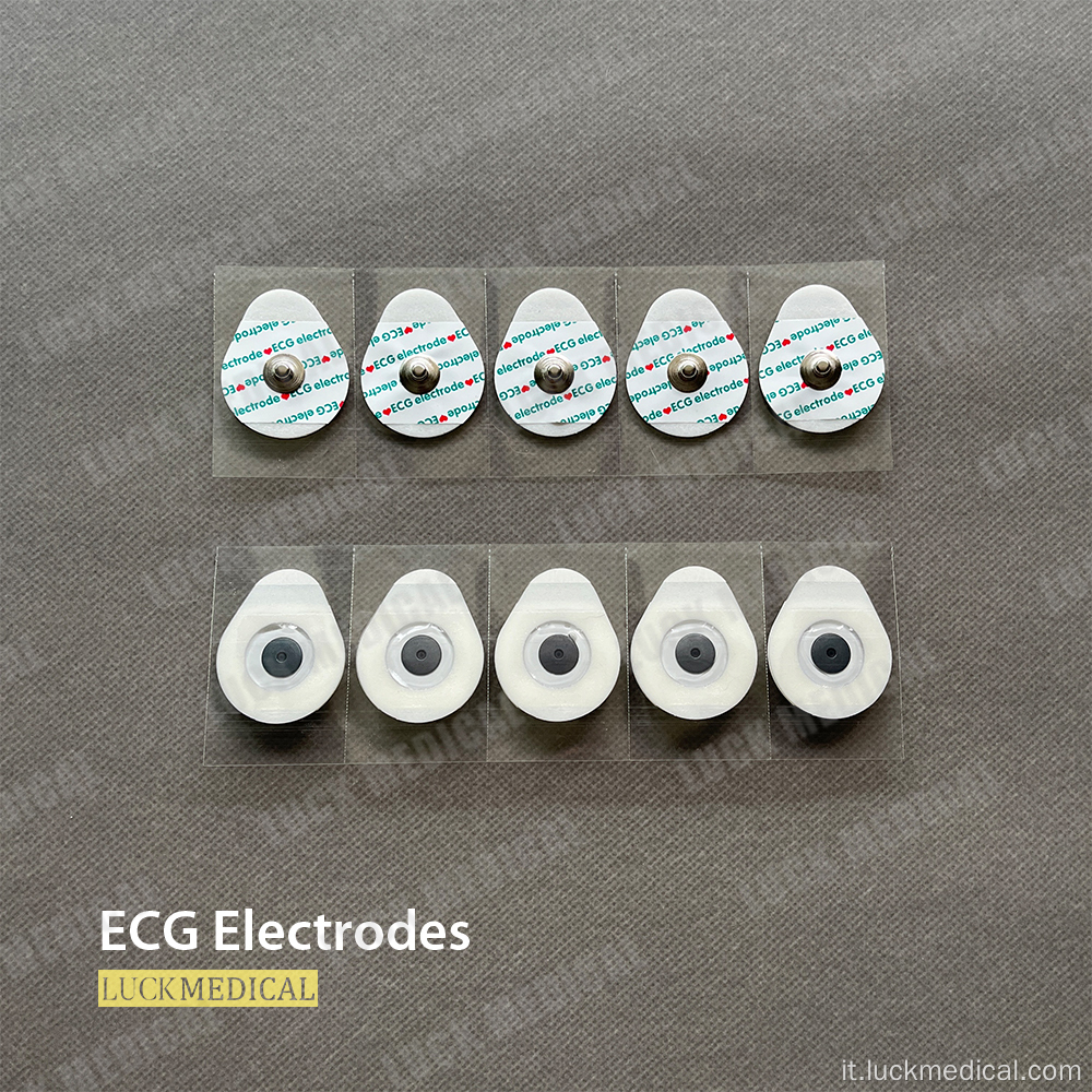 Patch di elettrodi ECG usa e getta medica