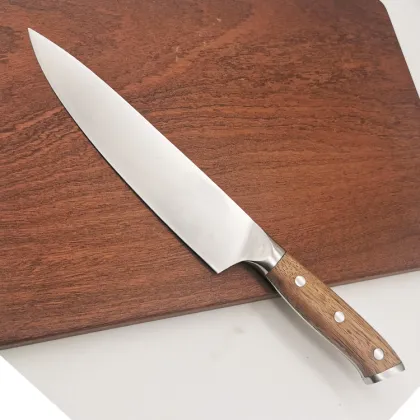 Utility Knife with Acacia Handle