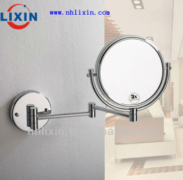 Hardware long handle cosmetic mirrors 8" led adjustable pivoting mirrors for competitive price and good quality