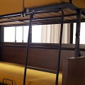 School dormitory sofa bed convertible bunk cum bed