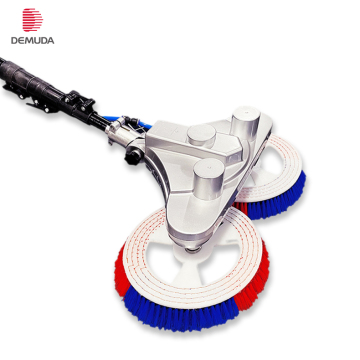 7.5 Meter Solar Panel Cleaning Equipment with Rotating Brush and Lithium Battery