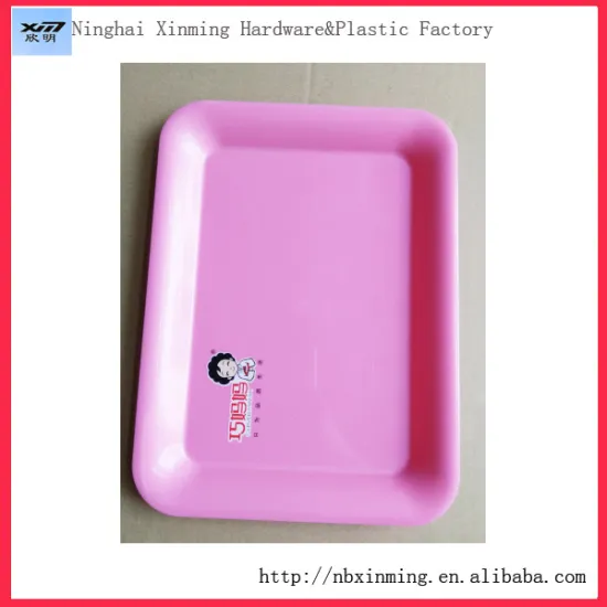 Factory large plastic square tray