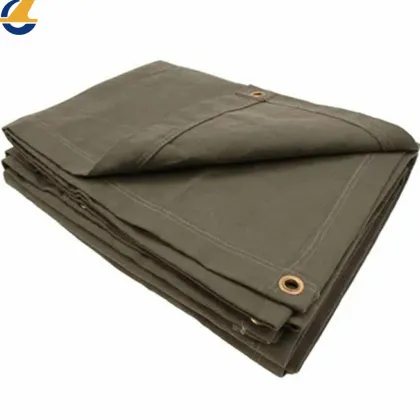 Tan Breathable Cotton Canvas Tarps​