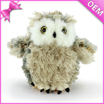 20cm Standing Long Plush Material lifelike Plastic Eyes Cute Plush Toy Owl