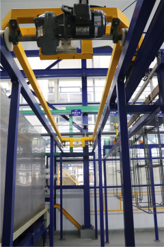 Mobile trolley shuttle lifting equipment