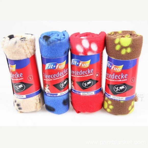 factory production  printed plush throw pet blanket