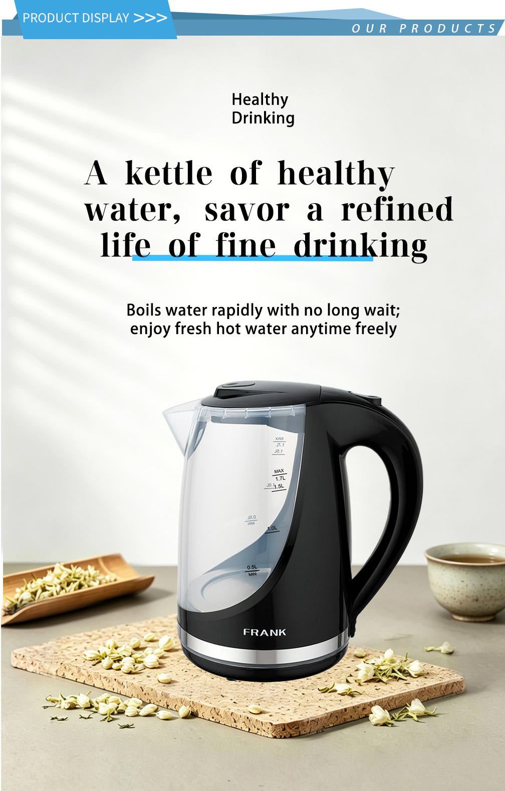 Plast Kettle FK-1508-1or2 1