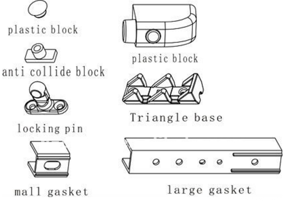 Accessory Bag for Lift and Slide Door System Fittings