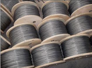 7x37 PVC Coated Steel Wire Rope , Dia 1.5mm for chemical me