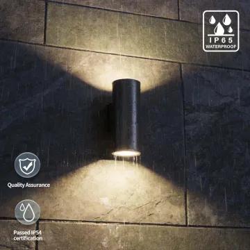 12w Waterproof Aluminium Doubel Head Outdoor Wall Light