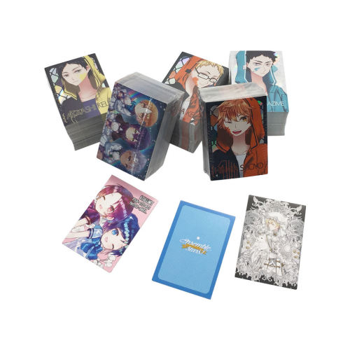  gift cards Custom Holographic Card Game Anime Game Cards Factory
