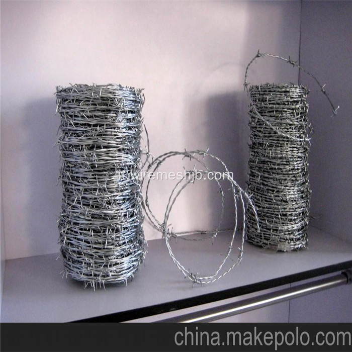 12 * 12 Double Twist Barbed Wire per recinzione