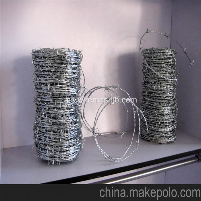 12 * 12 Double Twist Barbed Wire Untuk Pagar