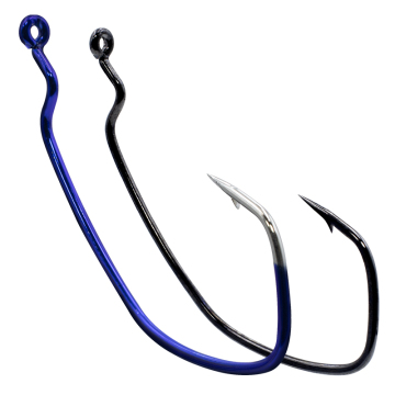 Rustproof Rustproof Blue Blue Fishing Cacing Cangkuk Cacam untuk Air Masin dan Air Tawar Air Tawar
