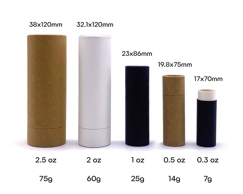 kraft paper lip balm tubes