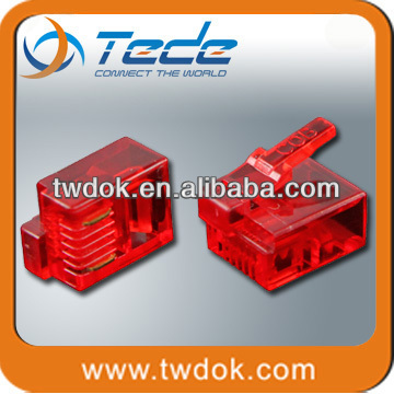 TEDE Cat3 UTP 6p6c rj11 telephone Connector