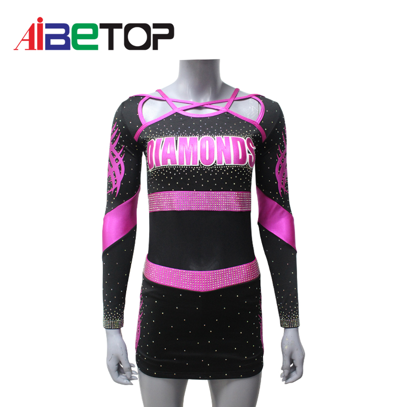 Custom Cheer And Dance Girls Cheerleaders Outfits2
