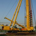 Construction de la fondation de la machine de forage de pile