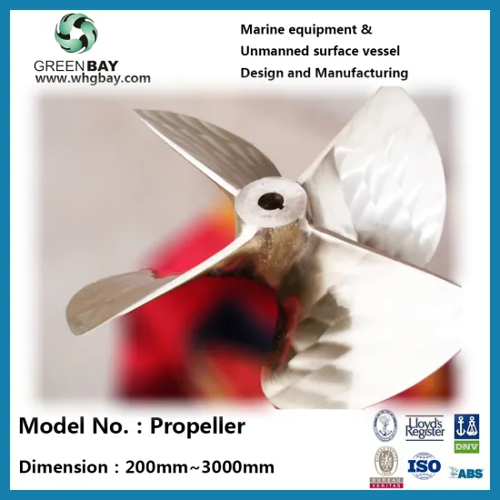 Work survey boat marine propeller high quingity Speed producing design for boats surface drive marine stern drive