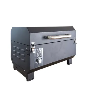 Pellet Grill intelligent Temperature Bbq Grill Outdoor Wood Pellet Smoker Camping Portable Grill