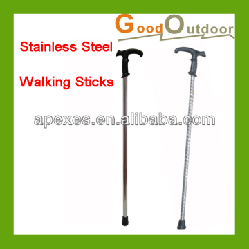 W108 Stainless Steel Old Men Walking Sticks