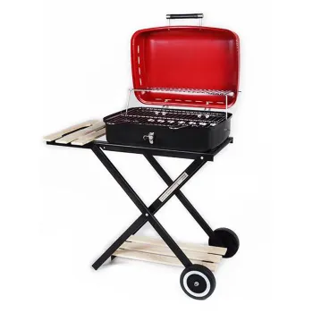 CHARCOAL BBQ GRILL WITH LONG LEGS