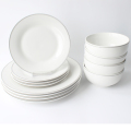 Novos conjuntos de jantar de porcelana de porcelana para restaurante