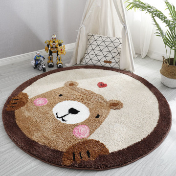 Lovely Animal Pattern Furry Children BabyPlay Mat Carpet