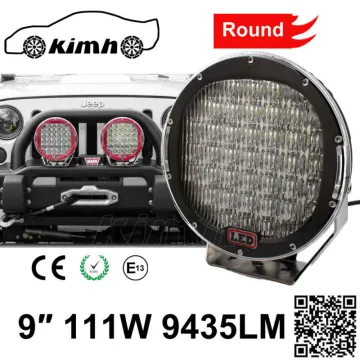 Flash Led Light Boat SUV Offroad 111W 9435LM waterproof led works lamp