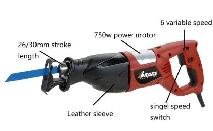 750W hand Electric Sabre Saw Reciprocating Saw