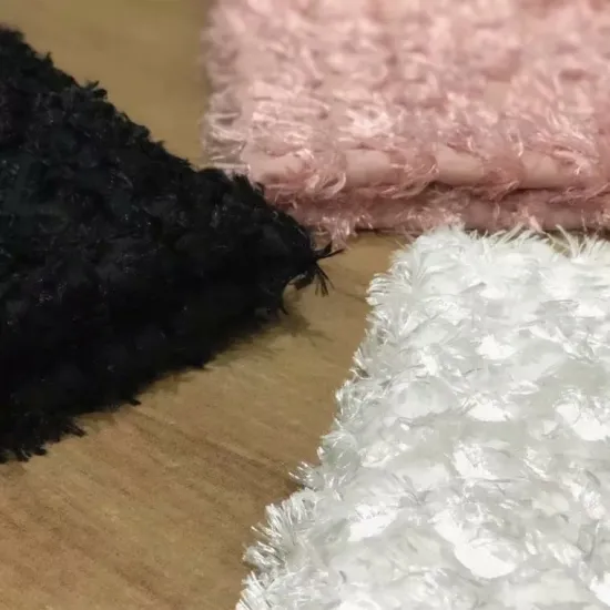 Silvery wave jacquard cut wool chiffon dress fashion fabrics autumn and winter polyester chiffon fabrics