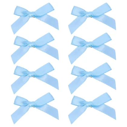 35mm Medium Size Children and Adult Hair Accessories: Webbing Bow Dovetail Hair Clip for Babies