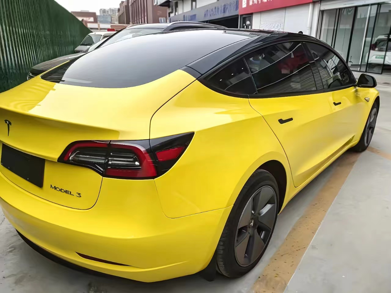 PET Gloss Maize Yellow car vinyl