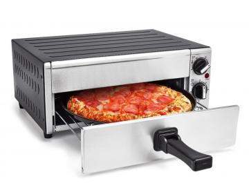Countertop Electric Pizza Oven Kecil Dengan 2 Lapisan