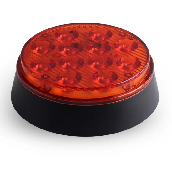 Magnetic Rechargeable 12LED Round Reverse Brake Turn Tail Lights