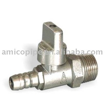 Brass gas ball valve with male thread&hose