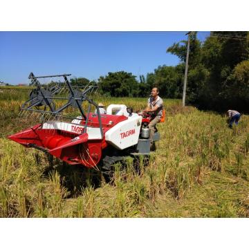 Mini máquina de corte de arrozal tipo rastreador de fazenda