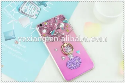 oem mobile phone case cover for apple iphone 7 combo case with ring holder
