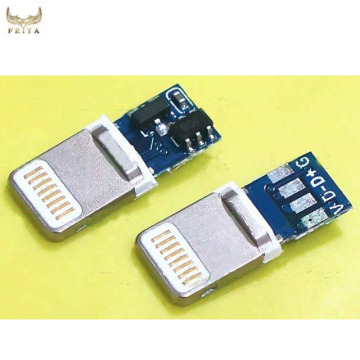 High-Quality Universal Mobile Phone USB Charge Connector 8P Male IC Plug