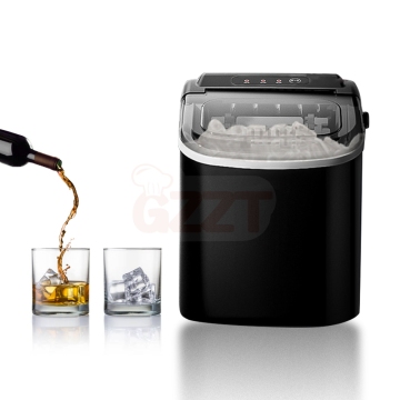 12Kg Household Portable Countertop Automatic Ice Maker Machine with Self-Cleaning Function