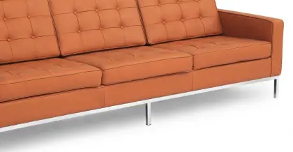 Florence mid century modern three seaters sofa