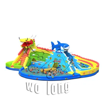 High Quality Outdoor Aqua Park Commercial Grade Amazing Inflatable Water Slide For Child