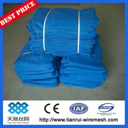 green construction scaffold safety net with UV protection