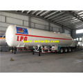 60000l LPG نصف مقطورة النقل