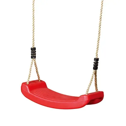 Plastic Playground Swings and Chain for Kids' Backyard Outdoor EVA Swing Set