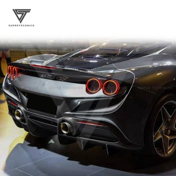 مفسد ألياف الكربون على غرار ألياف الكربون لفيراري F8 2019-2021